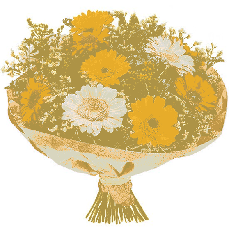 Bukiet zrobiony z gerberów